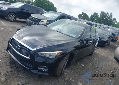 2014 Infiniti Q50 Premium из США, поврежденный, VIN JN1BV7AP7EM677449